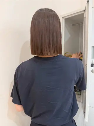 ミディアム ボブ/ハイトーン/ foto miyu☆のヘアスタイル