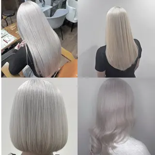 ロング カラー ハイトーン/ブリーチ 🦋デザイン森山陽向のヘアスタイル