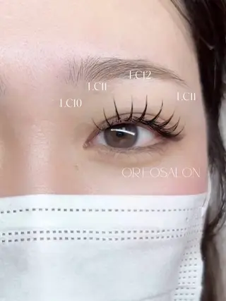 マツエク・マツパ Chisato🤍池 袋/マツパ/マツエクのマツエク・マツパデザイン