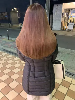 カラー 会社で浮かない ビジネスヘア/心斎橋のヘアスタイル