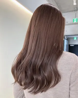 ロング カラー にった みずきのヘアスタイル