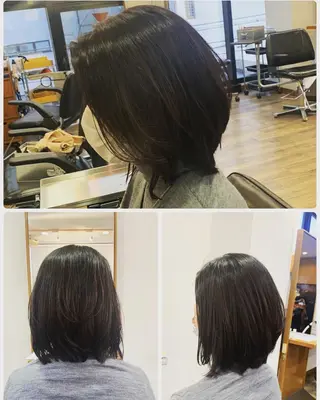 ミディアム カラー 🎨インナーカラー が得意👍新垣⚜️のヘアスタイル