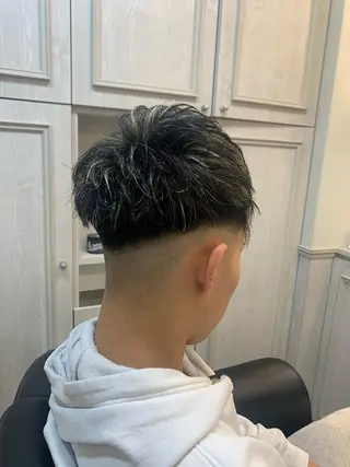 カラー メンズ フリーランス理美容師 いさかのヘアスタイル