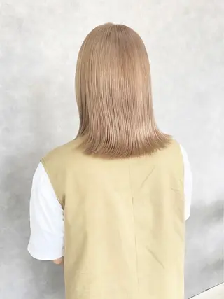 ミディアム カラー 一ノ瀬 暁のヘアスタイル