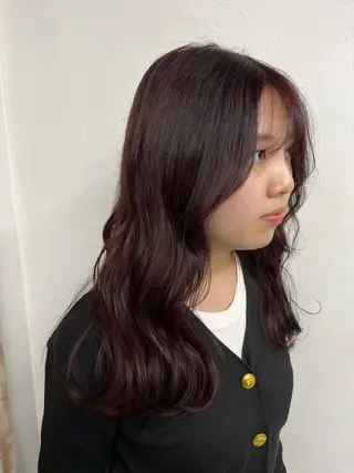 ロング カラー yuuna ✮ door whiteのヘアスタイル