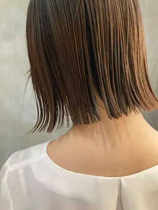 ショート カラー パーマ 波巻きスパイラルパー マ/シャドウパーマ駿のヘアスタイル