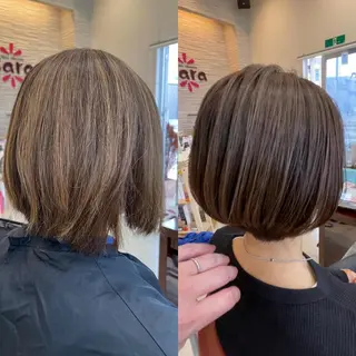 ショート カラー パーマ メンズ キッズ マツエク・マツパ sara 荒井店のヘアスタイル
