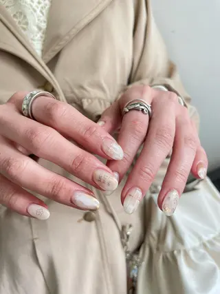 ネイル 【淡色color/ nail】maikoのネイルデザイン