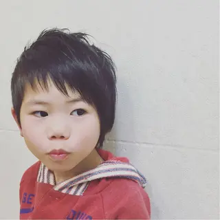 ショート メンズ キッズ Rug Relief 吉田のヘアスタイル