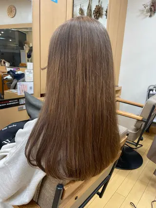 ロング 韓国ヘア 🤍中西麻友🤍のヘアスタイル