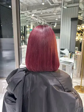 カラー ブリーチなしWカラー /Hitomi☻のヘアスタイル