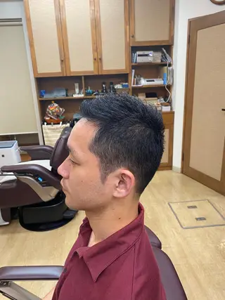 ショート メンズ 浅見 天翔のヘアスタイル