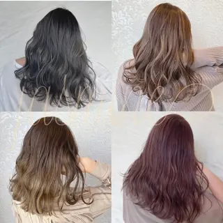 ロング カラー 顔周りカット/透明感 カラー🤍大塚蛍のヘアスタイル
