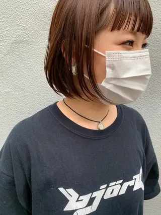 ショート 落合 妙佳のヘアスタイル