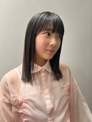 ミディアム カラー SALOWIN熊本 yuseiのヘアスタイル