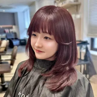 カラー 💎レイヤー.ツヤ髪 /AYAKI💎のヘアスタイル