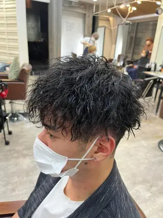 ロング カラー パーマ 【N°deseo】 吉祥寺のヘアスタイル