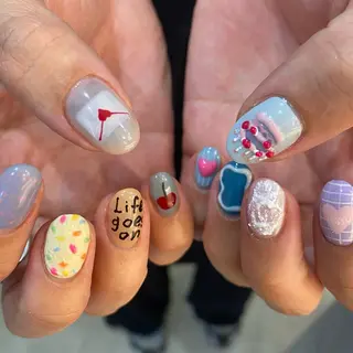 ネイル ゆびノさき茨木店 ニュアンス/アートのネイルデザイン
