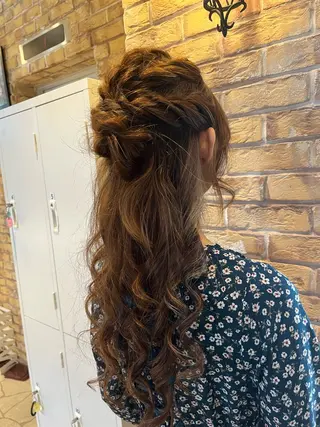 ロング ヘアアレンジ 似合わせスタイル 🌹mao🌹のヘアスタイル