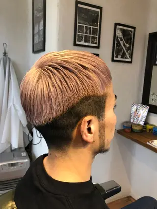 ショート カラー メンズ 冨士川 英樹のヘアスタイル