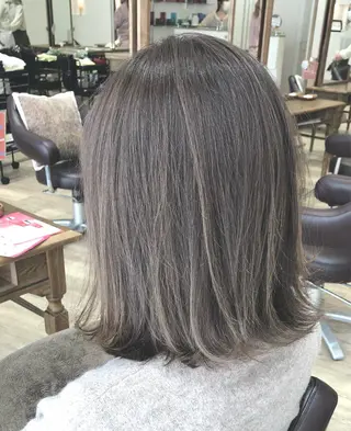 セミロング カラー 🍀褒められヘア🍀 松尾舜のヘアスタイル