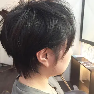 ショート 天王寺区🌟大好評バ ッサリ◎美髪改善矯正のヘアスタイル