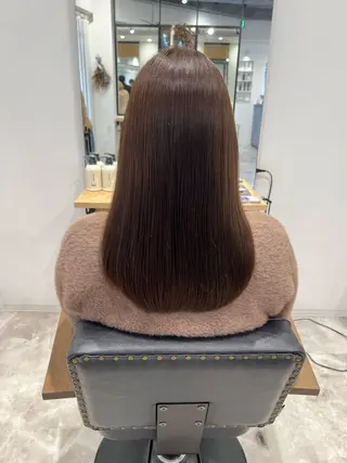セミロング カラー 黒阪 なみのヘアスタイル