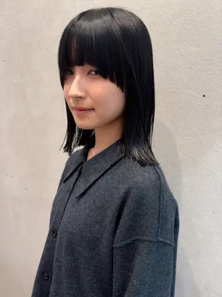 ミディアム カラー センスをお届けします 大谷将生infpのヘアスタイル