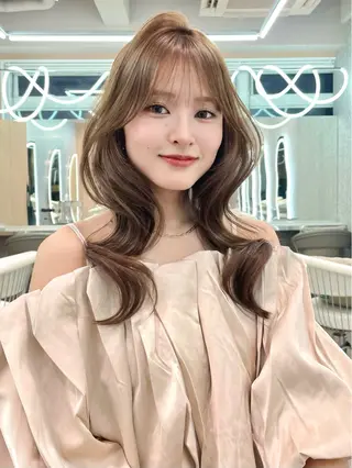 カラー 縮毛矯正ブリーチなし 🍒❤ゆうきのヘアスタイル