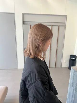 ミディアム 柔らかいカラー🎀 rinaのヘアスタイル