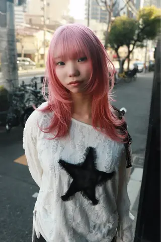 カラー 🧡色落ちまで2度 楽しめる🧡ヨシキのヘアスタイル