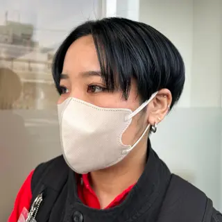 ショート カラー 韓国メンズ特化 パーマSatskiのヘアスタイル