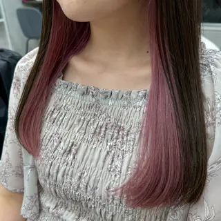 ロング カラー JUNSHIN🦋 ヘアセット／カラーのヘアスタイル