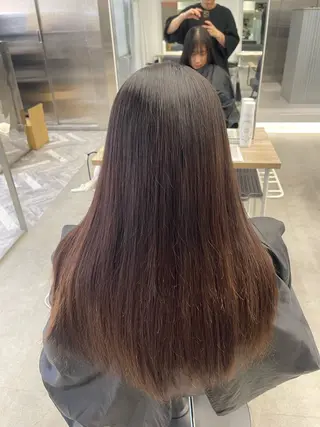 セミロング ARISA︎ メンズハイトーンのヘアスタイル