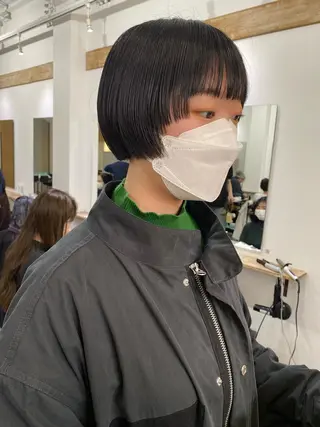 ショート 森貴裕/ベージュ/ パーマ/オリーブのヘアスタイル