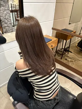 ロング カラー パーマ×透明感カラー MIOのヘアスタイル