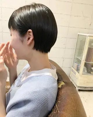 ショート ダブルカラー/透明感 💈JUNYA💈のヘアスタイル