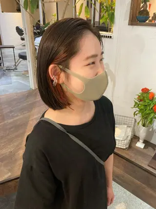 ショート 金田 夏野のヘアスタイル