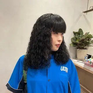 ロング パーマ 🌿‬ナチュラル/パ ーマヘア/蒼真🍃のヘアスタイル