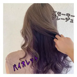 セミロング プルエク/clana ♡marinのヘアスタイル