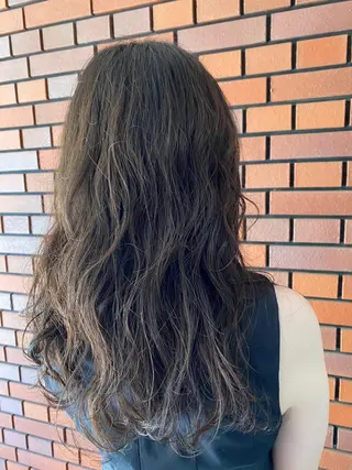 ロング パーマ エイトウメダ 店長 稲尾友則のヘアスタイル
