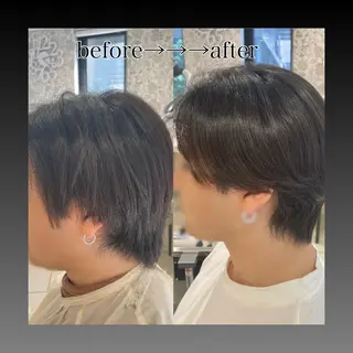 パーマ メンズ 🔹メンズ縮毛矯正 川島爽楽🔹のヘアスタイル