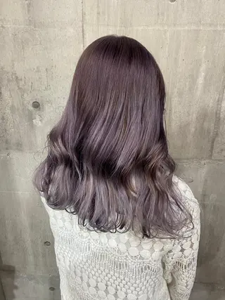 セミロング カラー SHURI❤️🔥 中/韓mix ♡のヘアスタイル