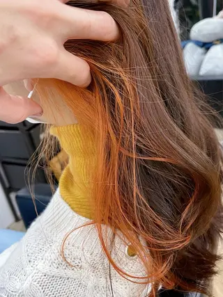 カラー ブリーチダブルカラー 【koide】のヘアスタイル