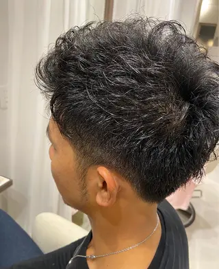 メンズ 次世代シールエクステ 錦糸町 小泉 朋之のヘアスタイル