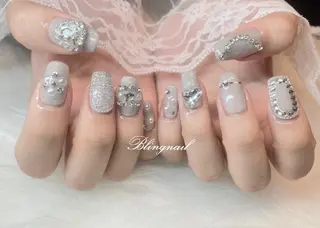 ネイル 23時まで❤︎韓国、 ワンホンネイルのネイルデザイン