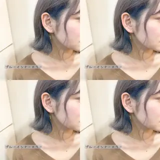 セミロング あさだ しゅうたろうのヘアスタイル