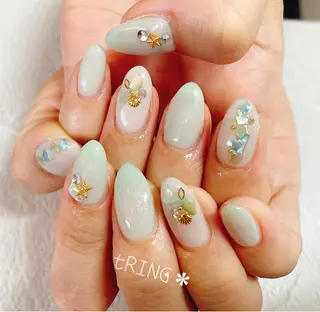 ネイル tRING* しいの木台のネイルデザイン