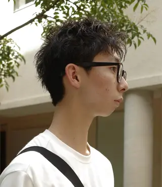 ショート パーマ メンズ 🌀パーマ特化 美容師🌀/しゅんのヘアスタイル