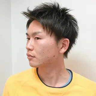 ショート メンズ すごう こうへいのヘアスタイル